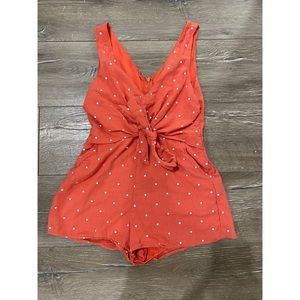 Polka dot romper